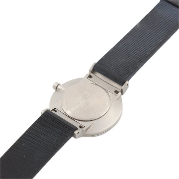 35mm TeNo no. 178 Men's Quartz Wristwatch Germany Steel w Salmon Dial - Picture 2 of 3